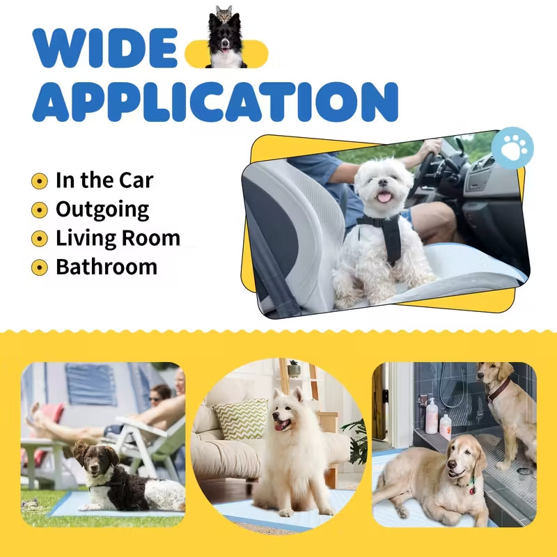 Dog Pee Pads Super Absorbent Puppy Pads 22x22 Dog Training Pads 40/80/120 Count