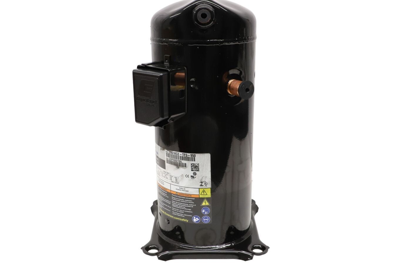 ZR61KC-TF5-950 ZR61KCTF5950 Copeland Scroll Compressor 5 Ton 208v 3 PH R22 R407C