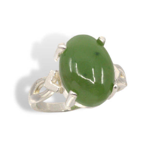 Oval Cabochon Vee Design Ring Mounting