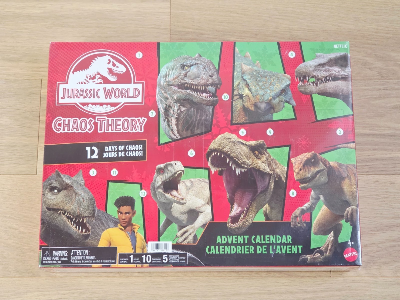 Jurassic World Chaos Theory Advent Calendar 2025 Mattel | Brand New | Fast Ship