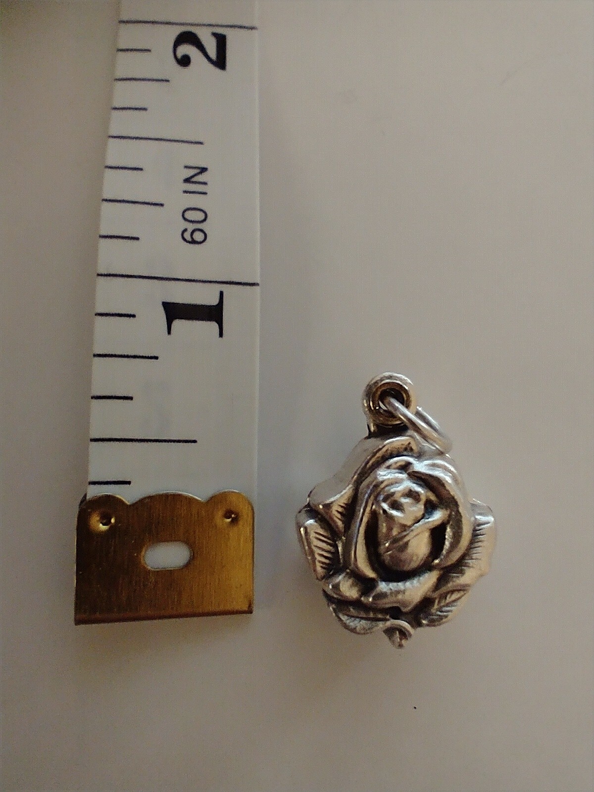 Catholic St Michael Guardian Angel Silver Tone Locket Petite Medal, Italy