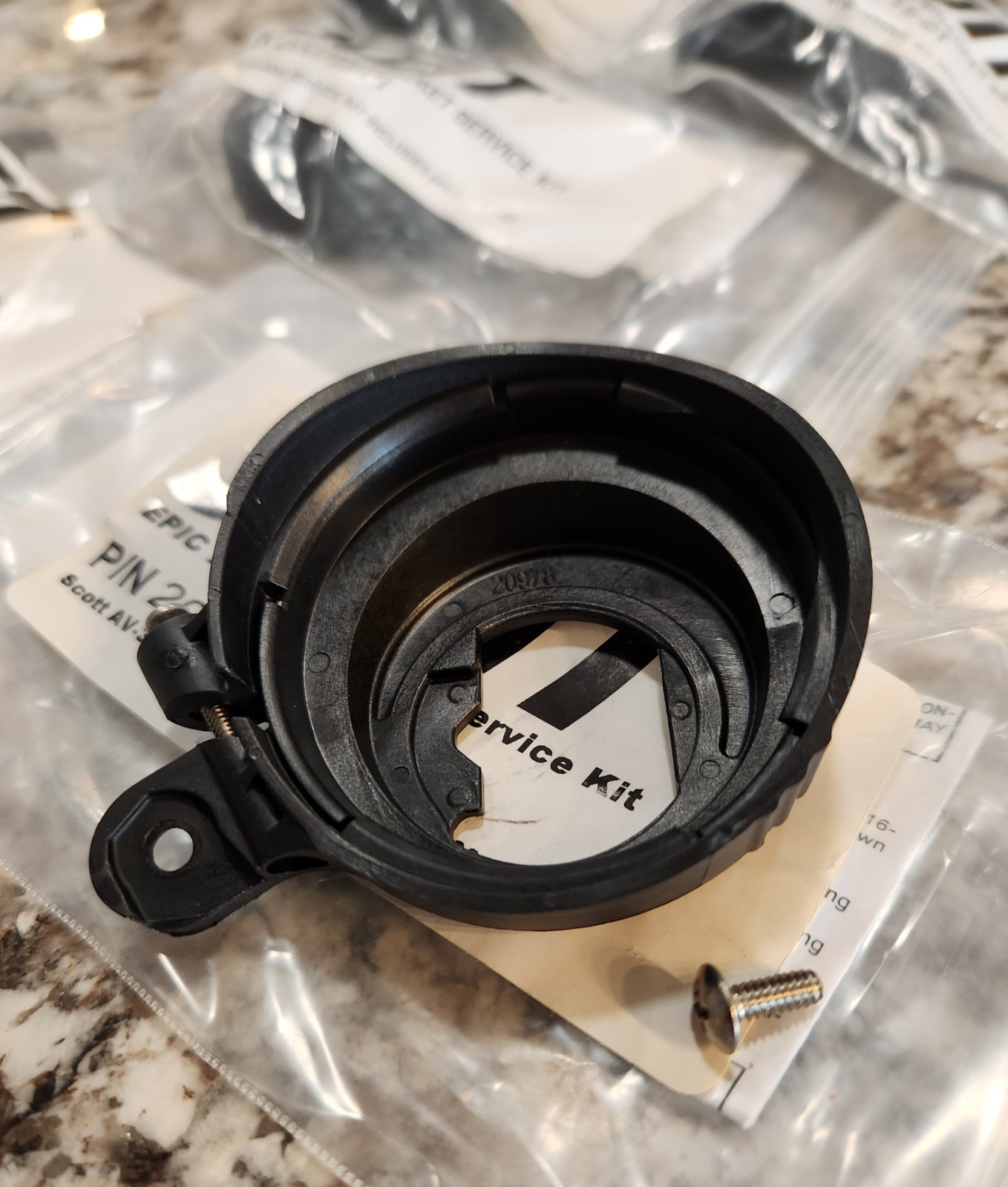 LOT of 5 NEW Scott AV3000 Mask Voice Amplifier Mounting BRACKETS SCBA 200715-01