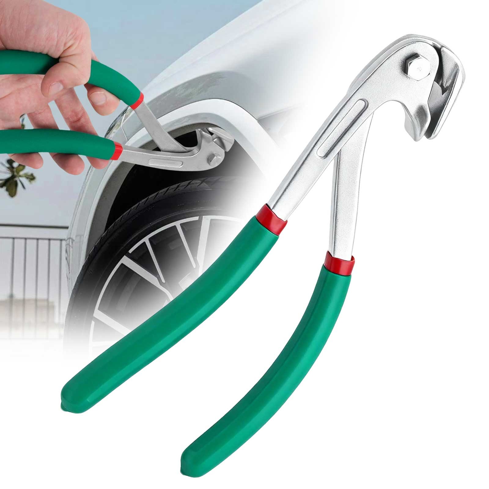 Paintless Dent Repair Pliers Car Door Fender Edge Repair Tool Metal Panel Crimp