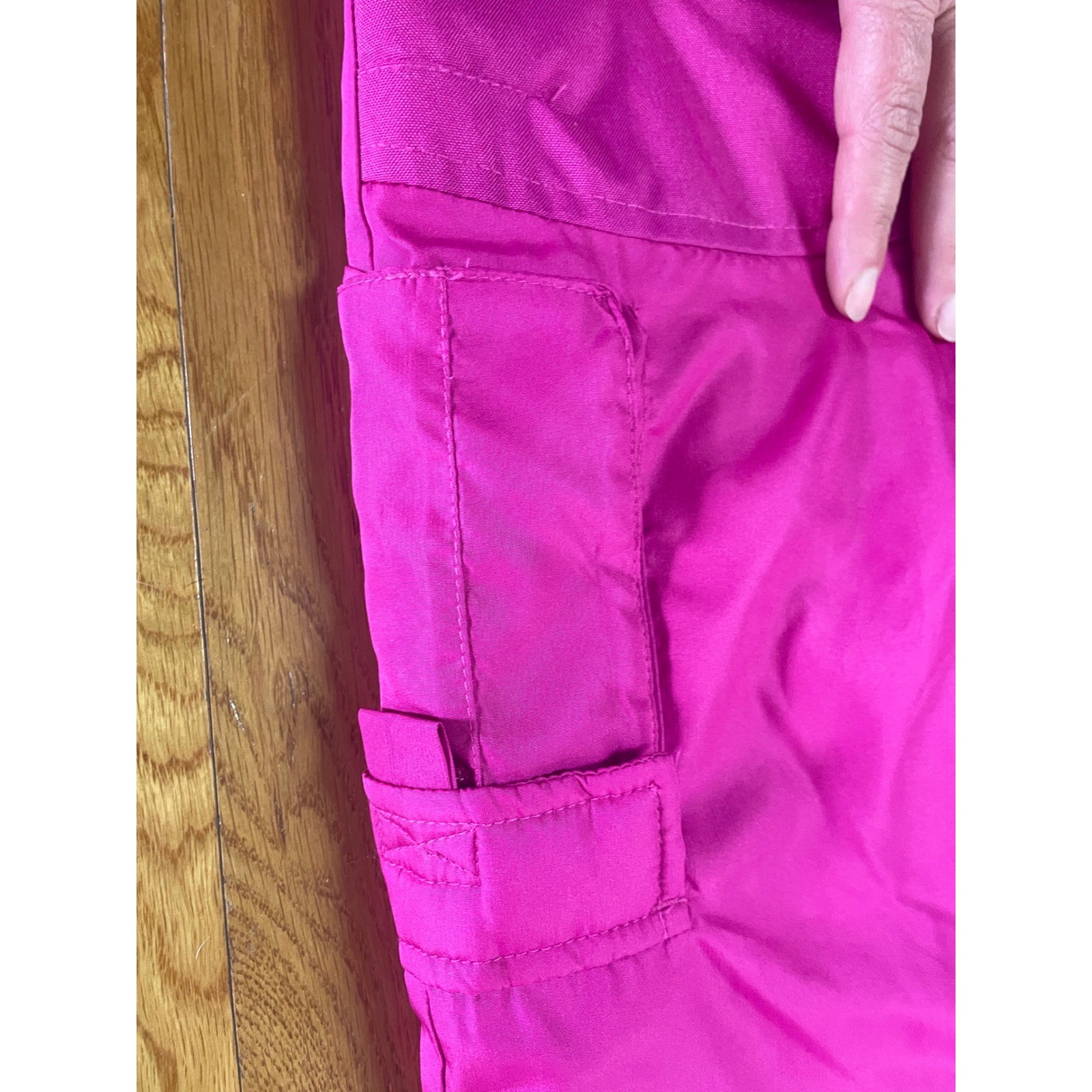 Cherokee Kids Pink Insulated Snow Pants Cargo Pockets Size 5/6