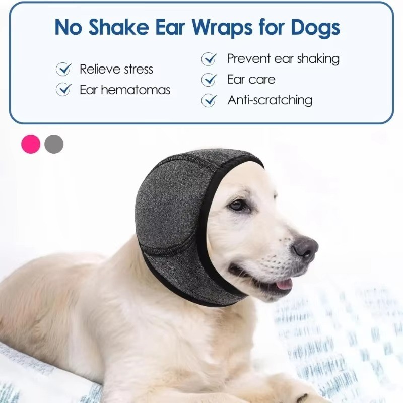 Calming Dog Ear Muffs Anti Anxiety Hood Cover Noise Reduction for Grooming Bath