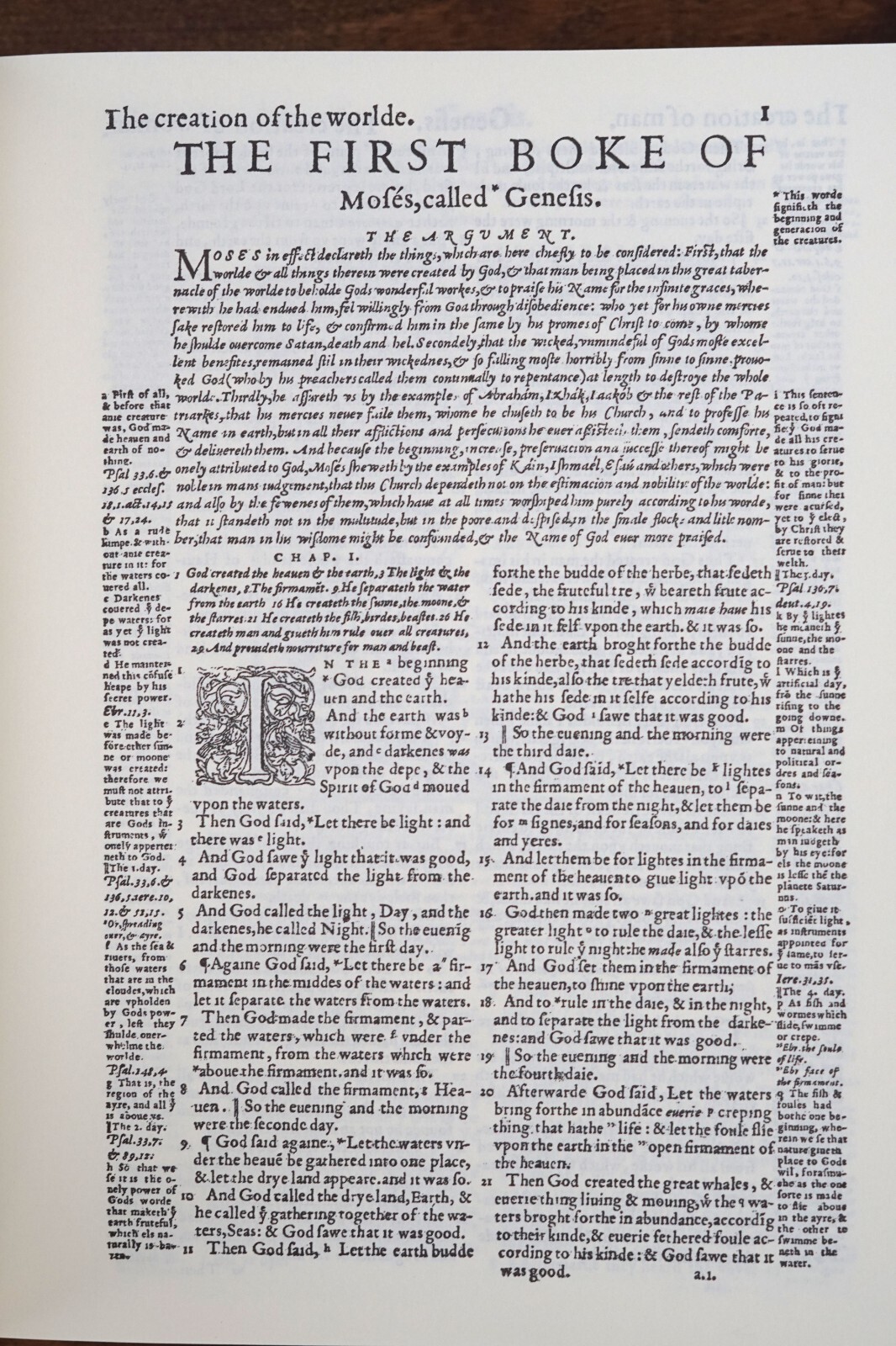1560 Geneva Bible - First Edition Facsimile