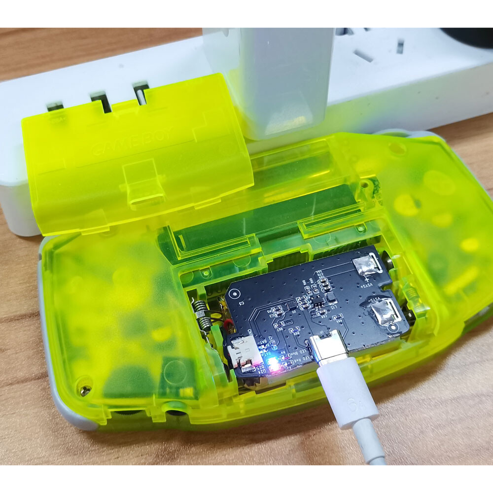 Hispeedido V5 GBA Laminated IPS LCD KIT W/ 1800mAh batteries with shell