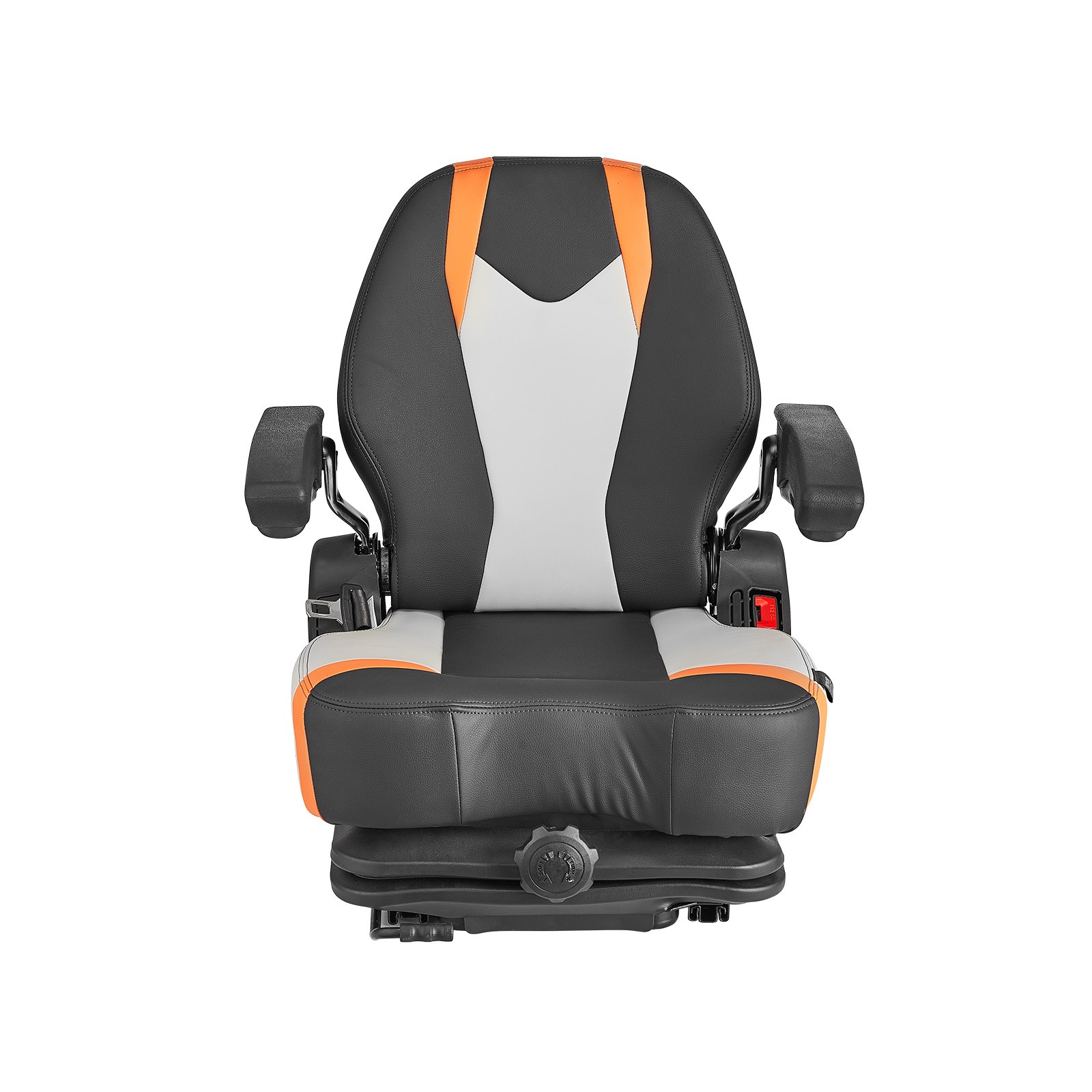 VEVOR Universal Forklift Seat Fold Down Tractor Suspension Seat Chair Adjustable