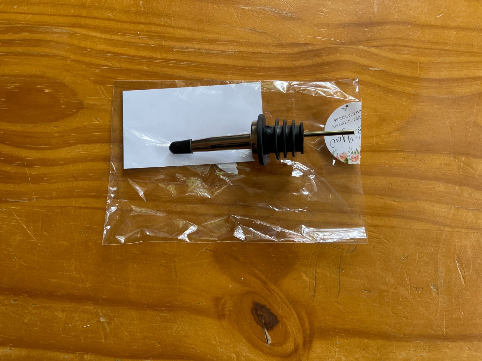 Spill-Stop 285-50 Medium Flow Tapered Liquor Pourer, Chrome NEW