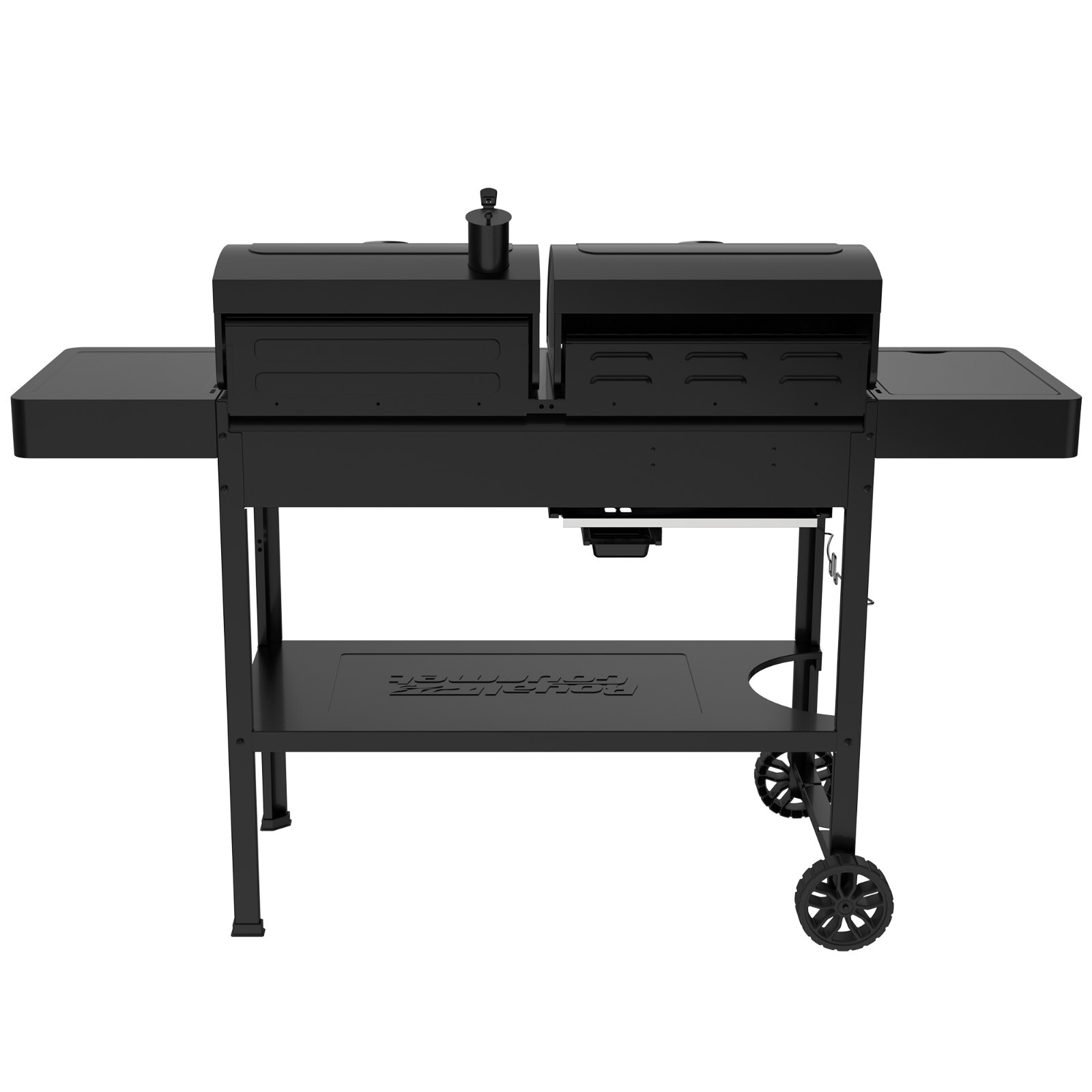 Royal Gourmet 2-Burner Gas and Charcoal Combo Grill with Side Burner