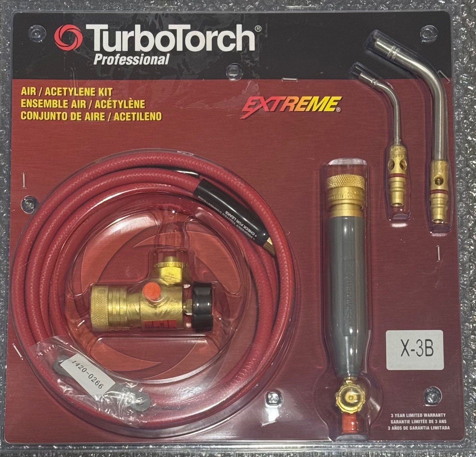 TurboTorch X-3B Torch Kit Swirl for B Tank Air Acetylene 0386-0335