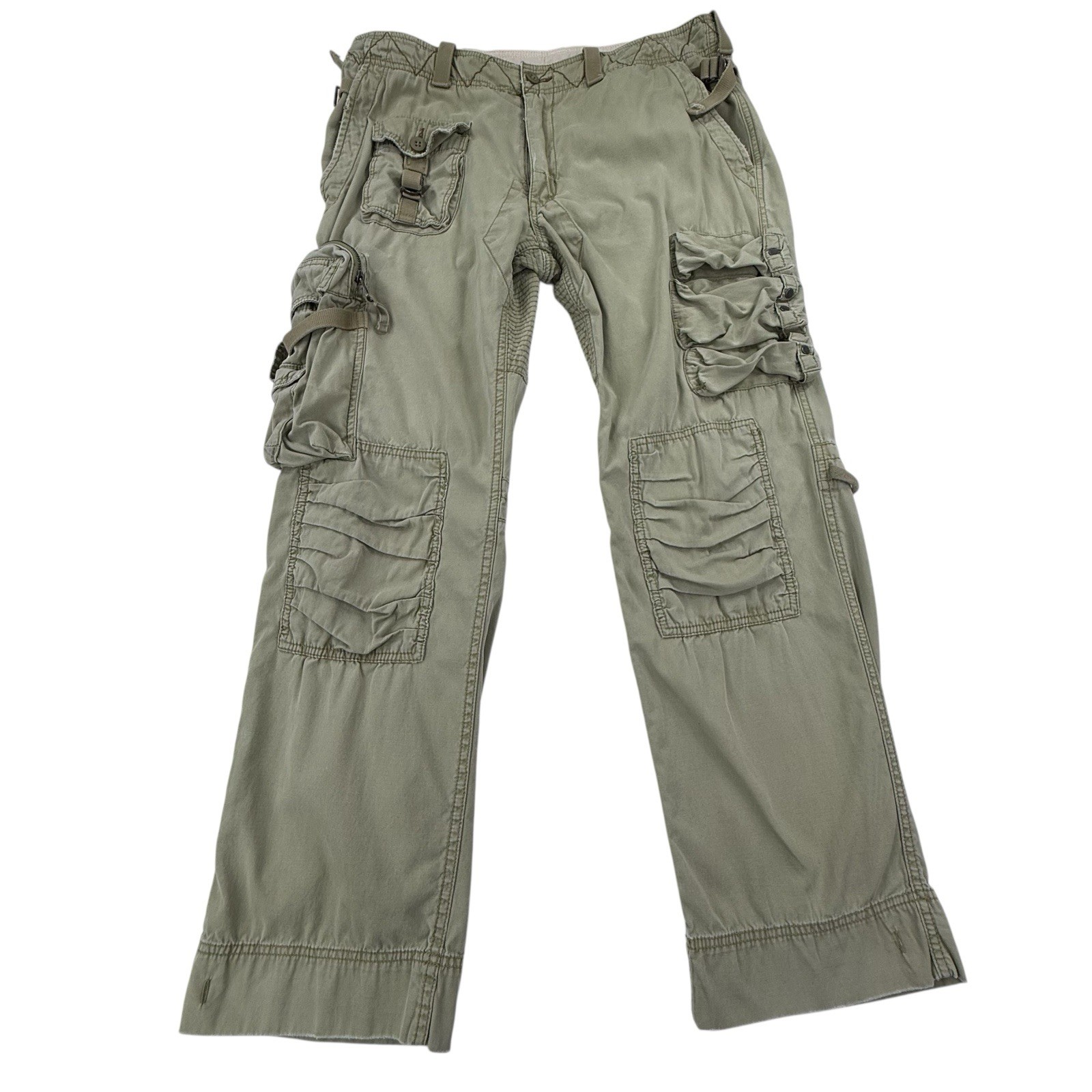 Vintage Polo Ralph Lauren Paratrooper Military Utility Cargo Aviator Pants 36x30