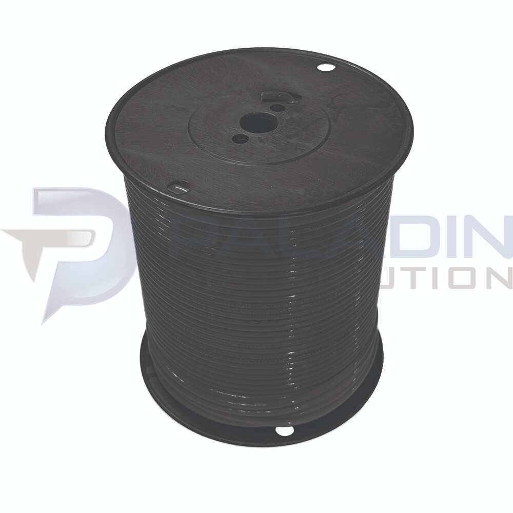 #10 AWG Gauge 600V THHN Stranded Copper Wire UL Listed - Black 500 FT