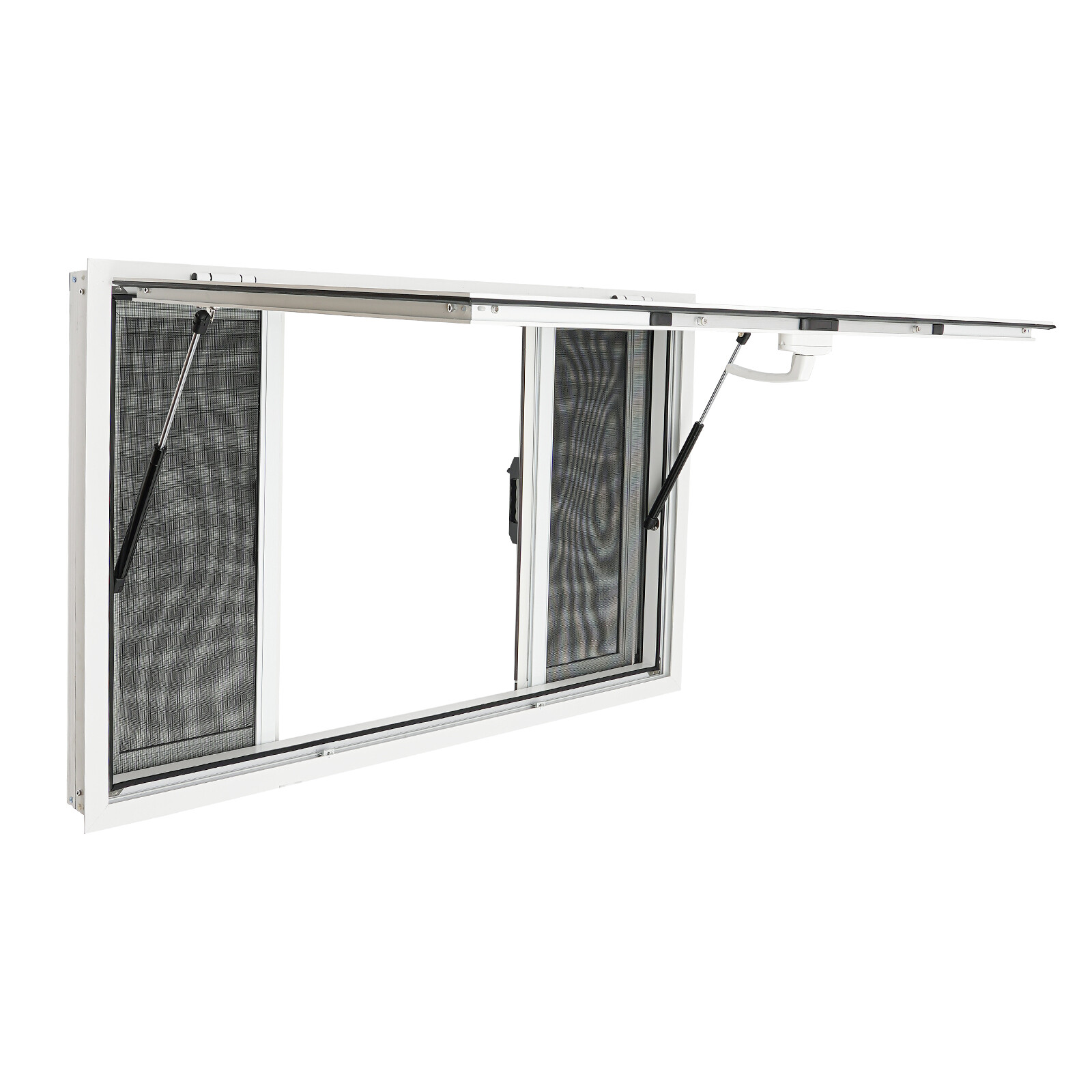 48"L x 30"W Concession Stand Serving Window Food Truck Service Awning w/ Hooks