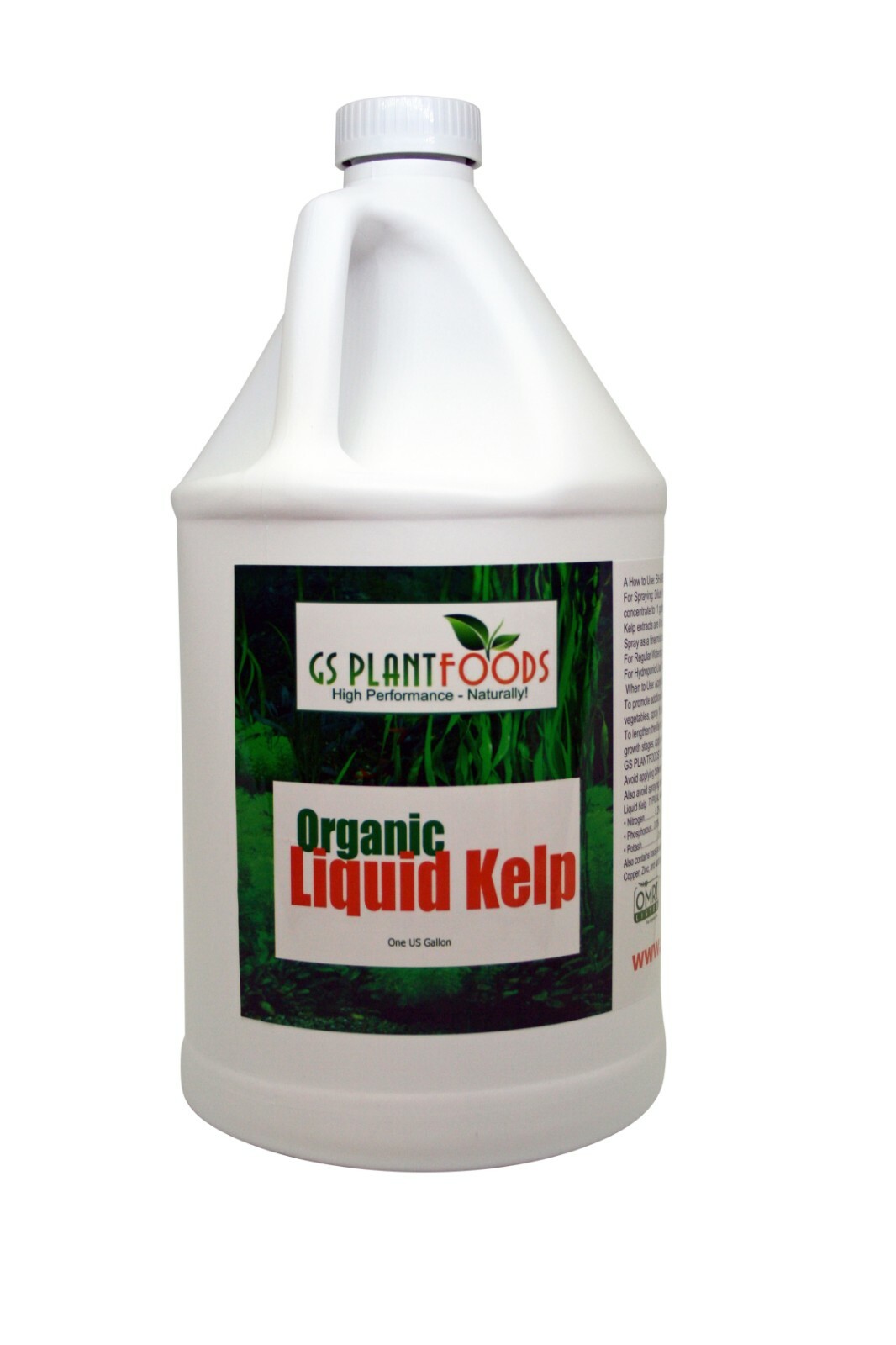 Liquid Kelp Organic Seaweed Fertilizer, 1 Gallon of concentrate