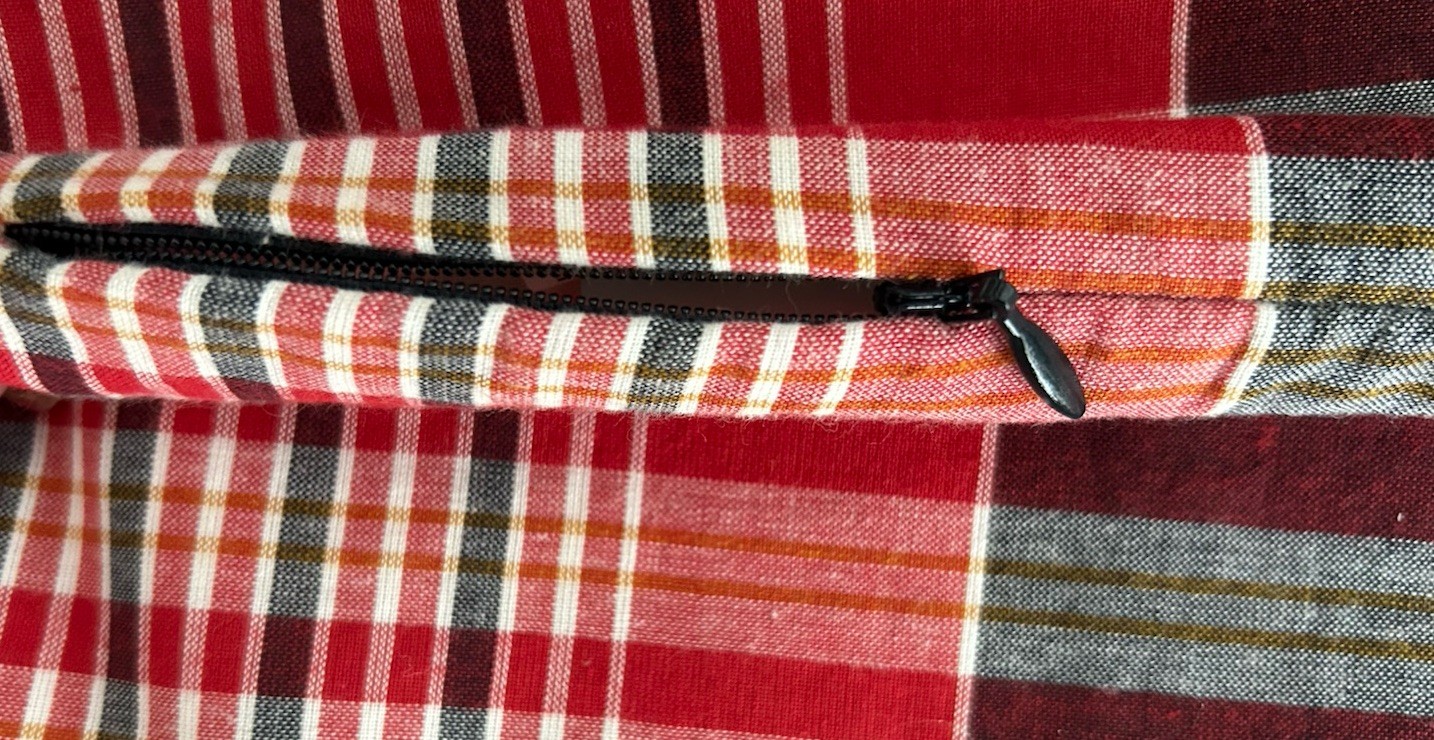 Pottery Barn Quinn Plaid Madras 24" X 24" Pillow Cover,Sham, Cabin Core, NWOT