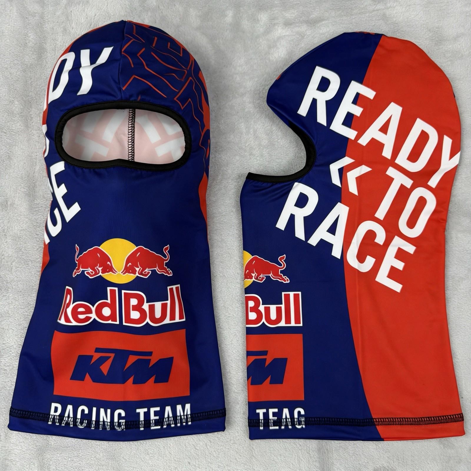 Red Bull KTM Racing Team Balaclava Face Mask One Size Fit All Motorsport Ski Y2K