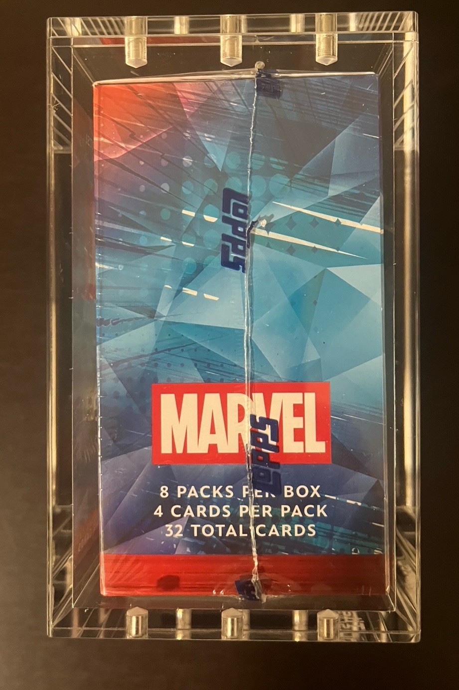 Acrylic Display Case Magnetic Lid FITS 2025 Topps Chrome VeeFriends Sapphire Box