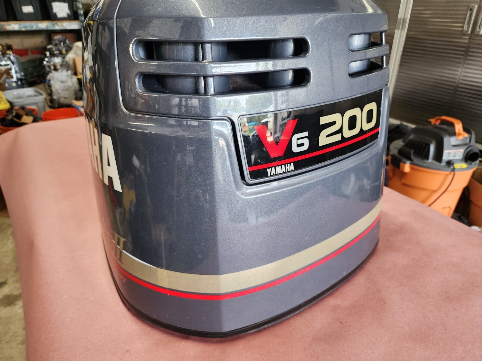 YAMAHA TOP COWLING ASSY, 67H-42610-00-4D, 2002 200HP OX66 2.6L, 83EP-46