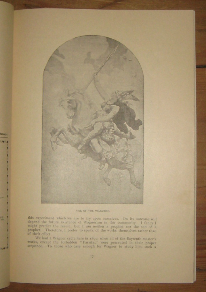 Souvenir Season Of Wagner Opera In German 1895-96, by Damrosch Opera Co.