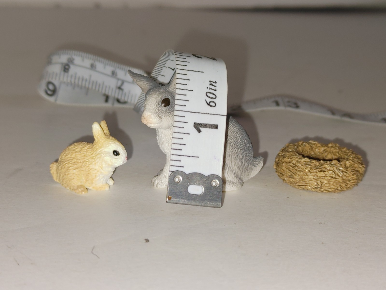 Schleich Bunny Rabbit 2016 Figure Nest Easter Figurine 3 piece