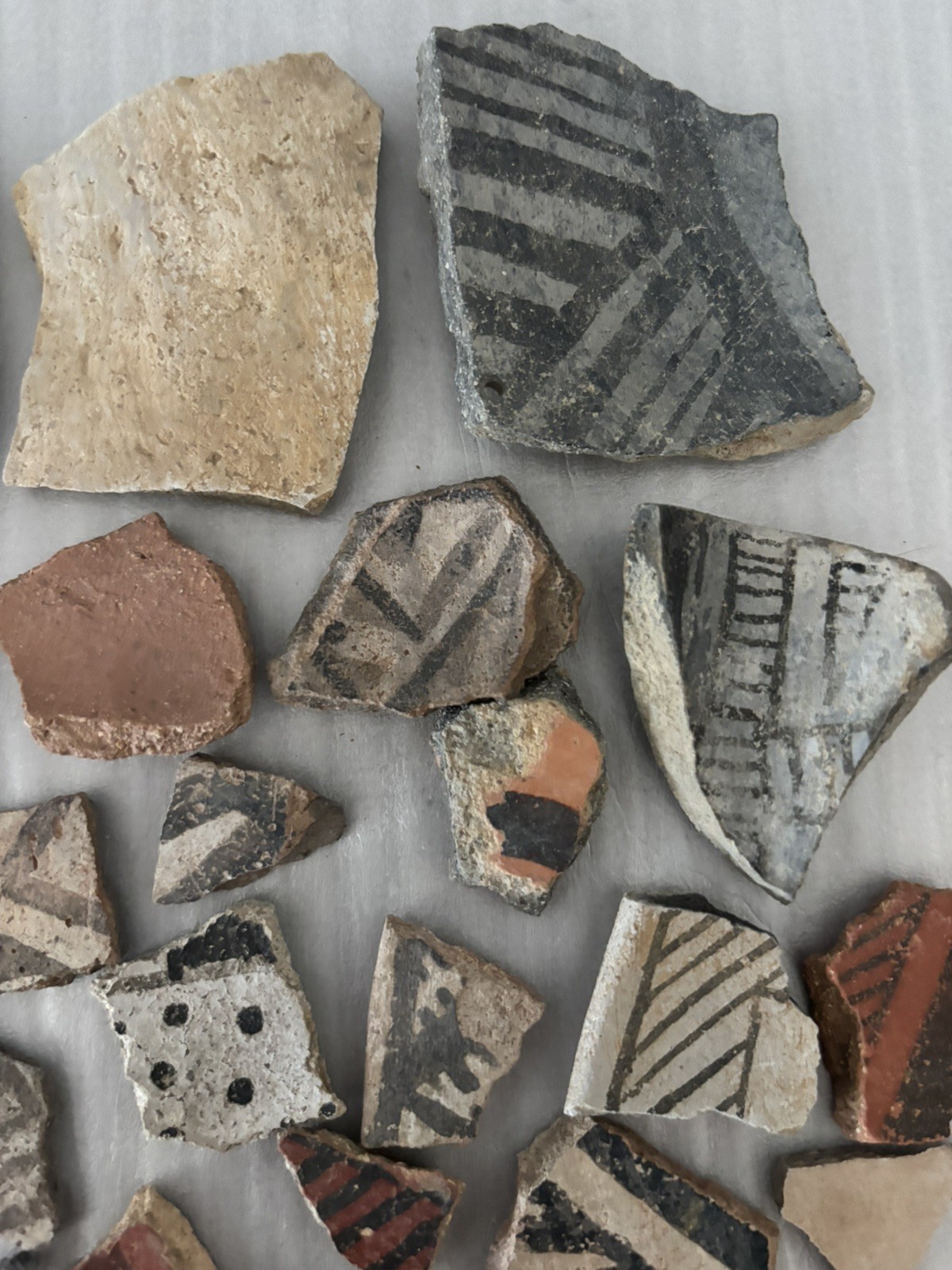 30+ Ancient Anasazi Native American Pottery Shards Arizona L10-E FREE SHIP