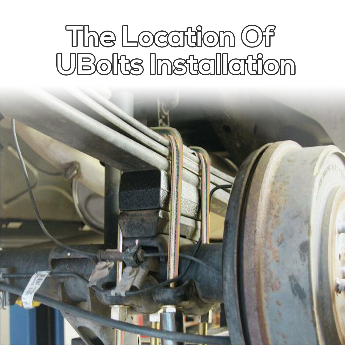 11.5" Square U Bolts Extra Long 2.5" wide 9/16" Ubolt w Hardware for GMC Chevy