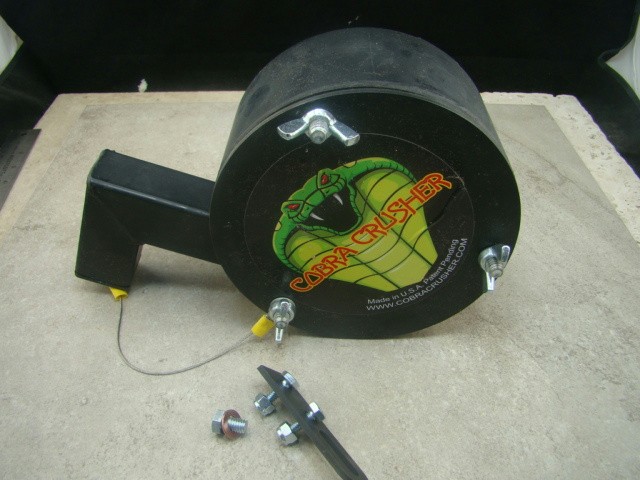 Cobra Crusher portable rock testing unit for gold mining