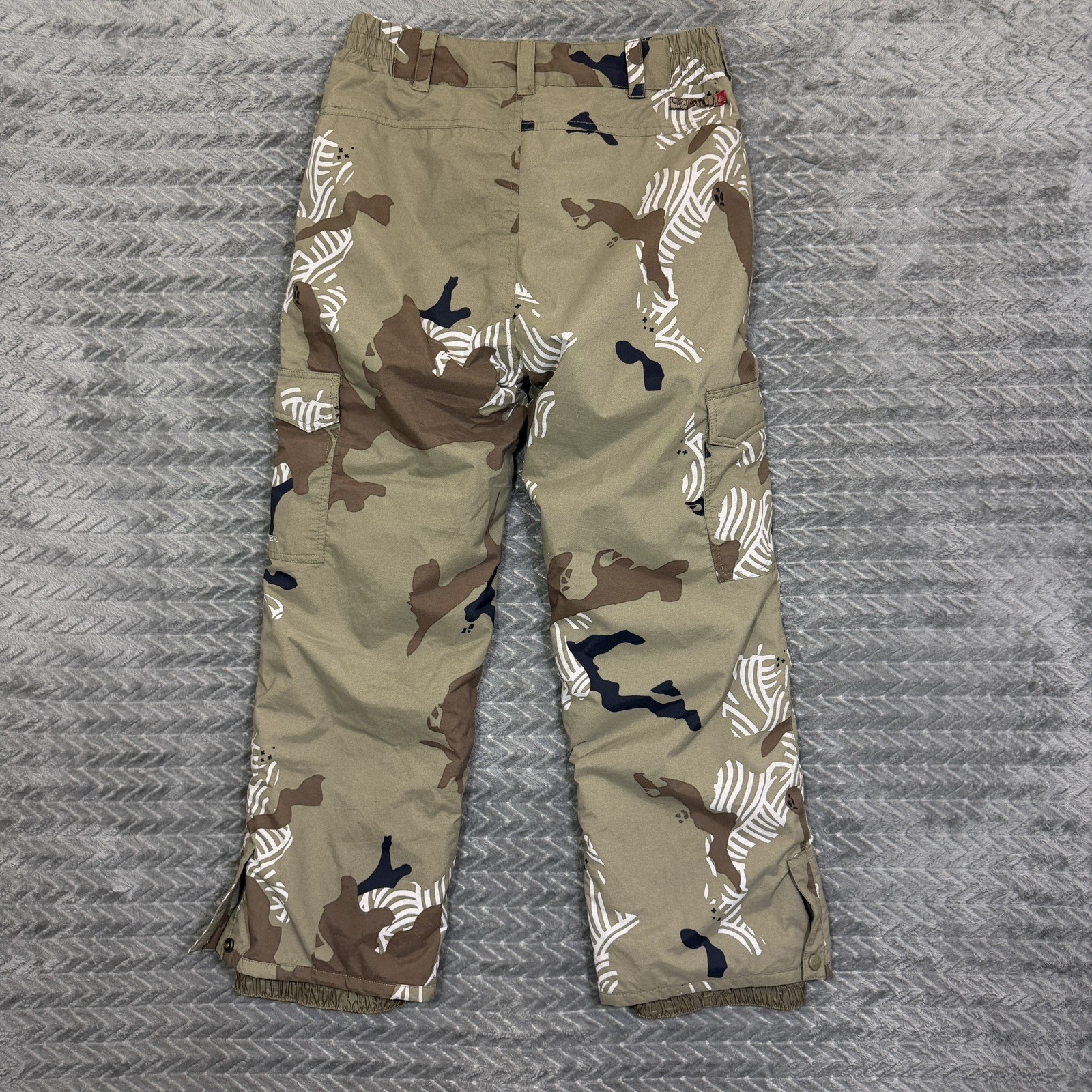 Vintage Y2k Quicksilver Snowboarding Pants Size L Ski Windbreaker Youth