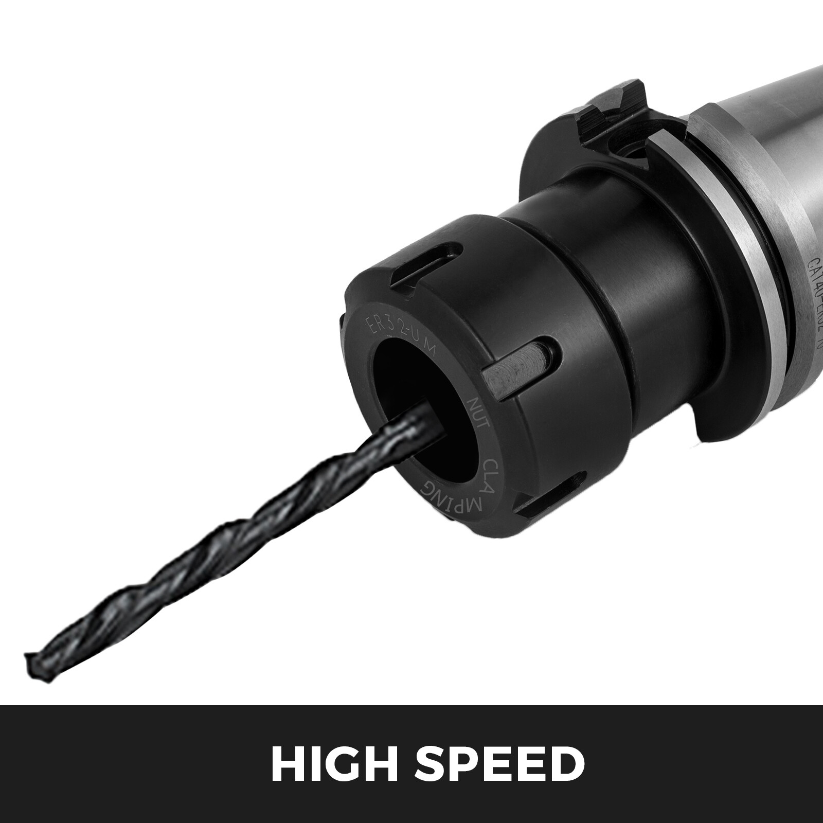 CAT40 ER32 Collet Chuck 5PCS 2.75'' Gage Length 8000RPM Chuck Tool Holder Set