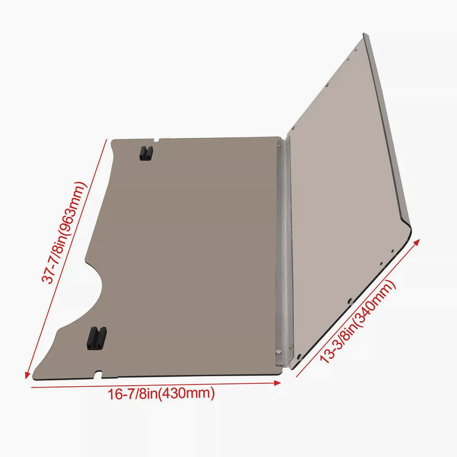 Golf Cart Tinted Polycarbonate Folding Windshield Windscreen For EZGO RXV 08-UP