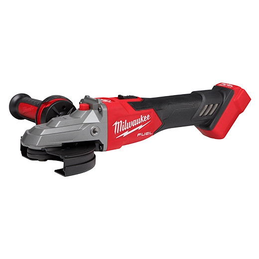 Milwaukee 2887-20 M18 FUEL™ 5" Flathead Braking Grinder, Slide Switch Lock-On