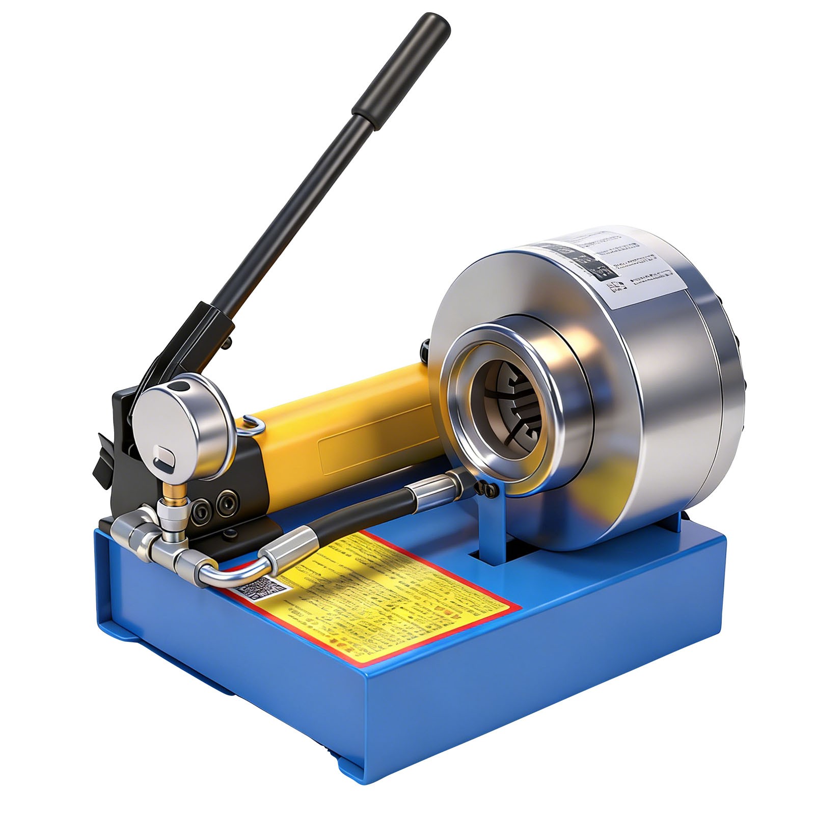 5600KN Hydraulic Hose Crimper Pipe Clamping Machine w/ 8 Sets Dies 10mm-30mm USA