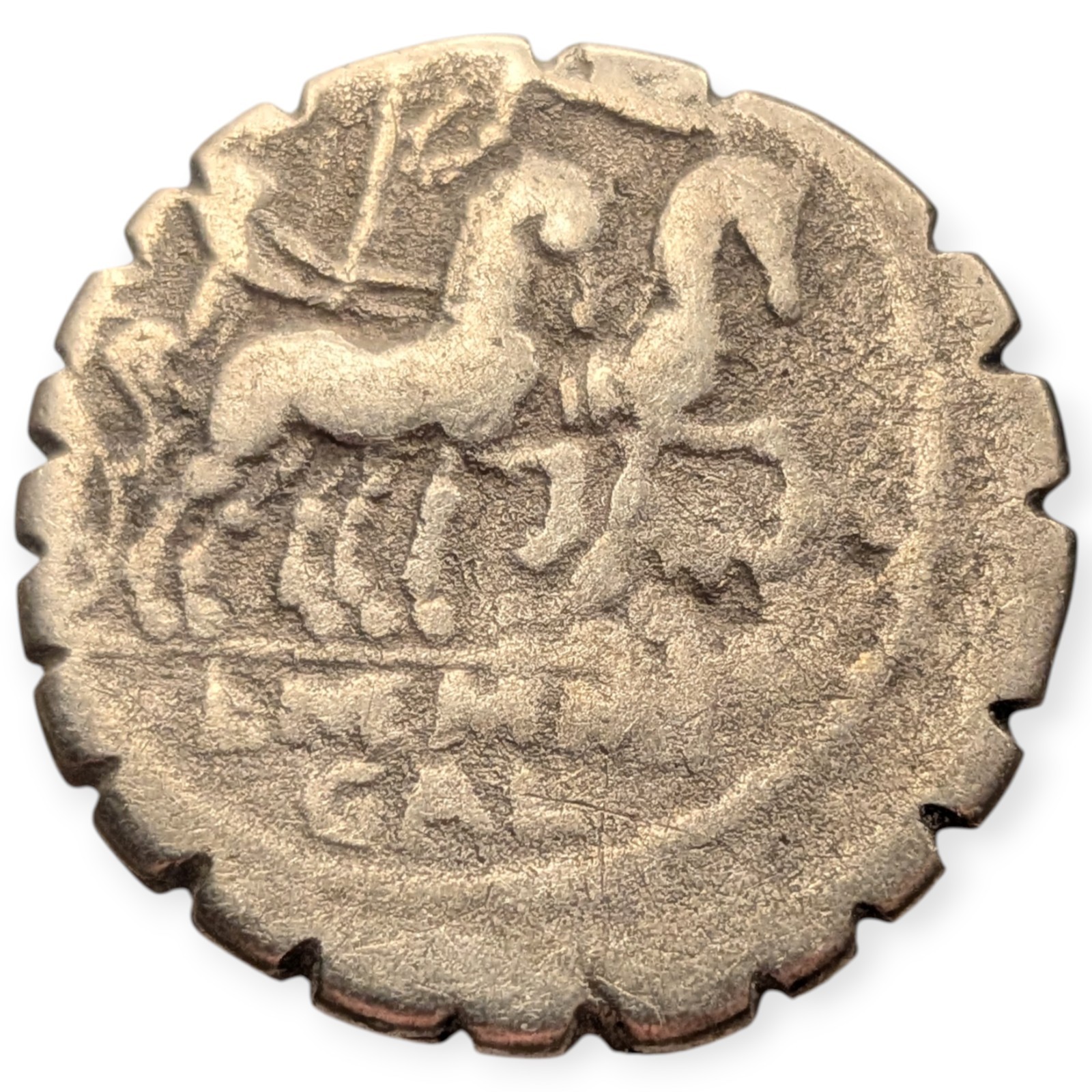 L. Memmius Galerius Denarius Serratus 106 BC Roman Republic Ancient Silver 11O