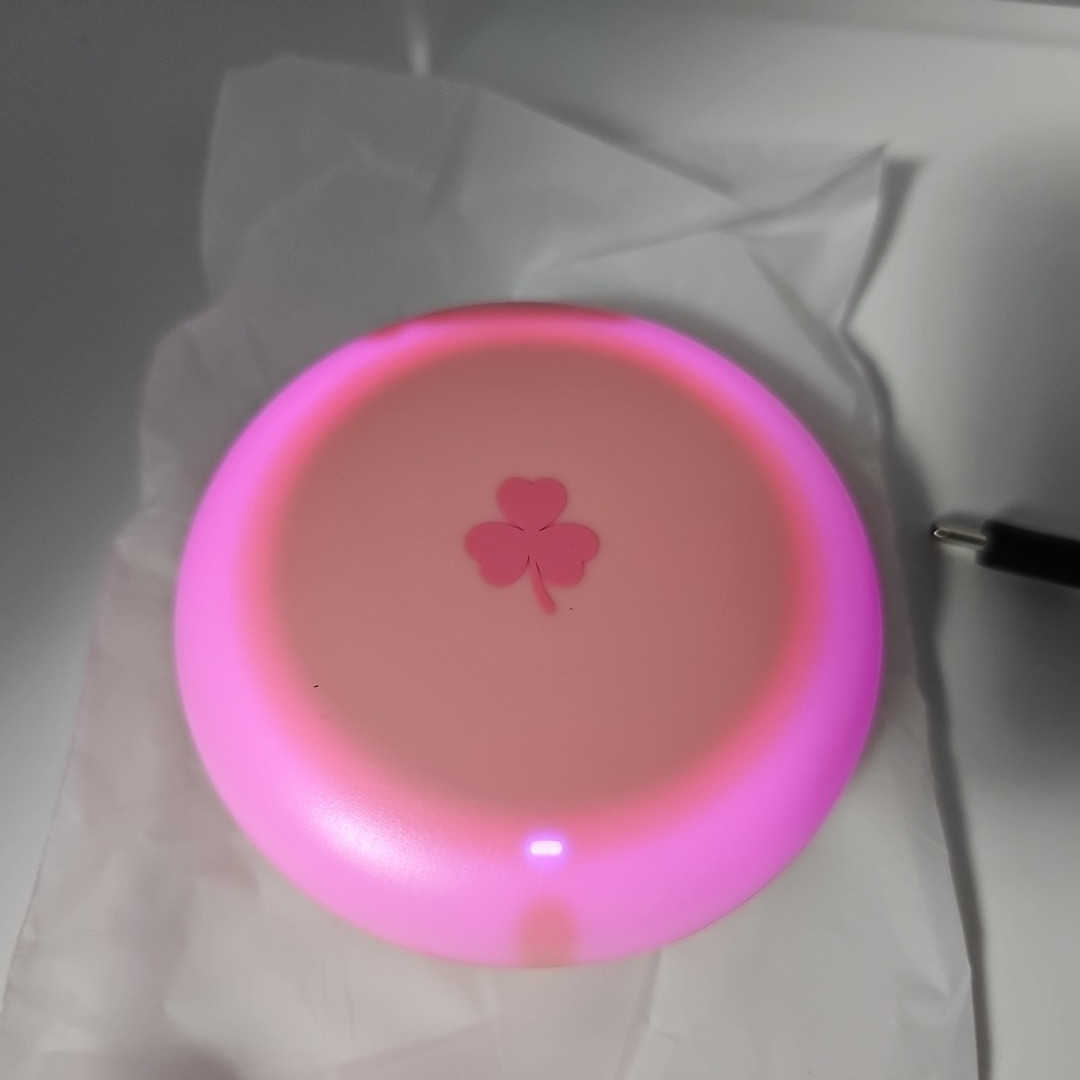 PINK Dental Retainer Case UV Light Sterilizer Storage Box Cleaner Disinfects