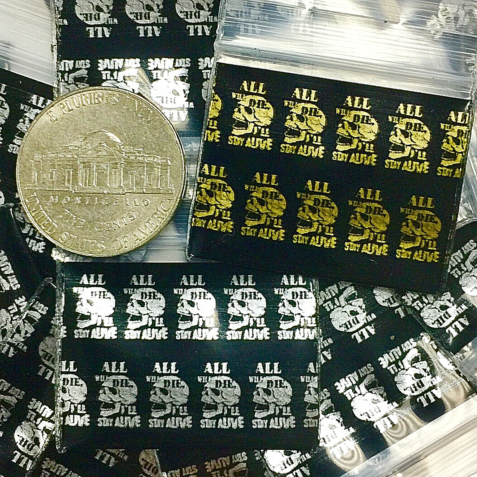 BaggiesSince1987 - 12510-S ZipSeal Bags 50 DESIGN MIX 1000 METALLIC ,👀Details🔽