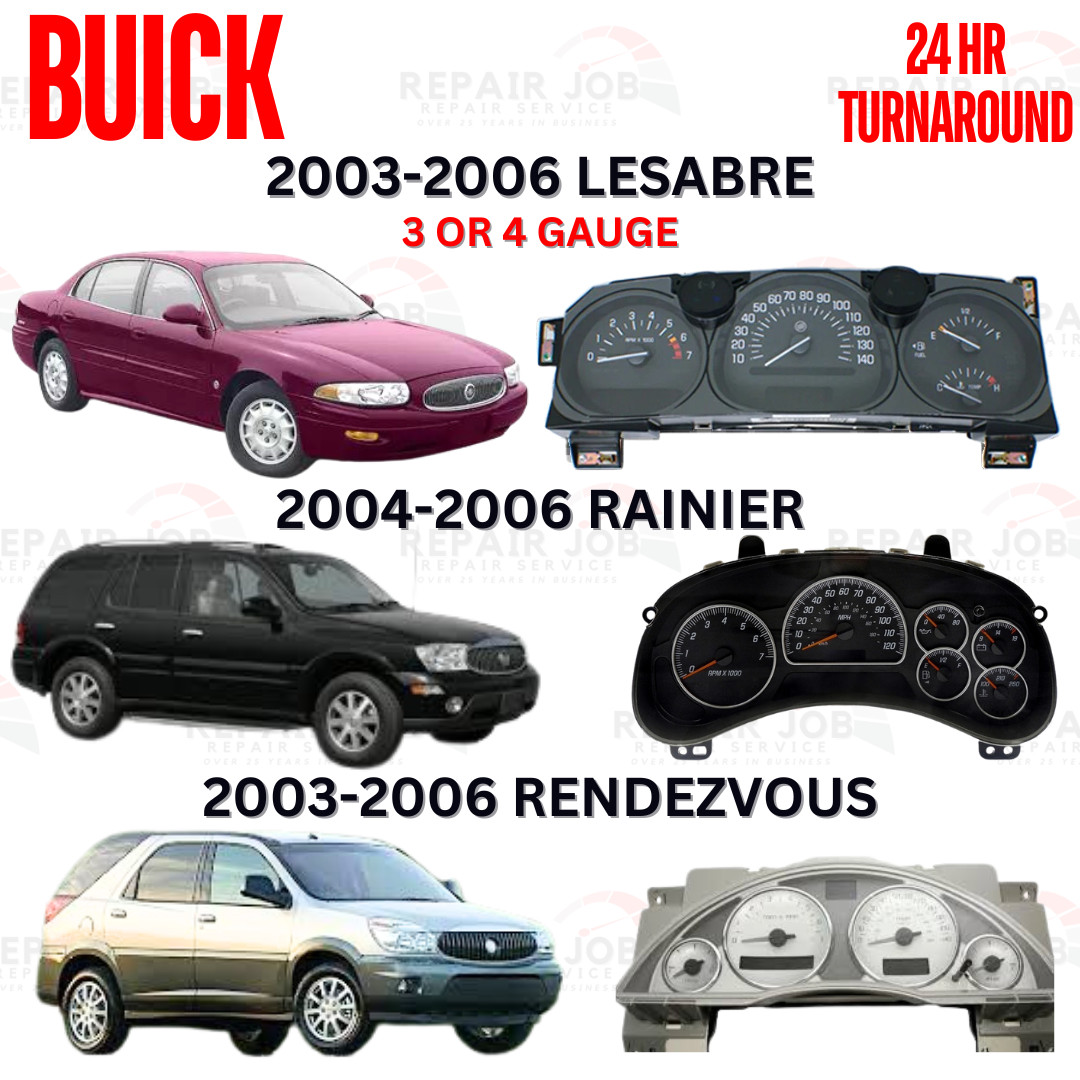 03-07 GM Chevy Sierra Silverado Tahoe Dash Cluster Full Rebuild Repair Service .