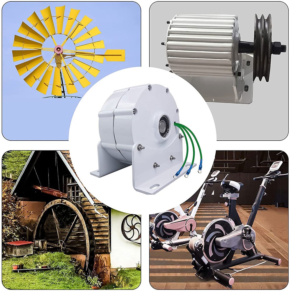 8000W DC 48V Gearless Permanent Magnet Generator forWindmills Turbine Home Use