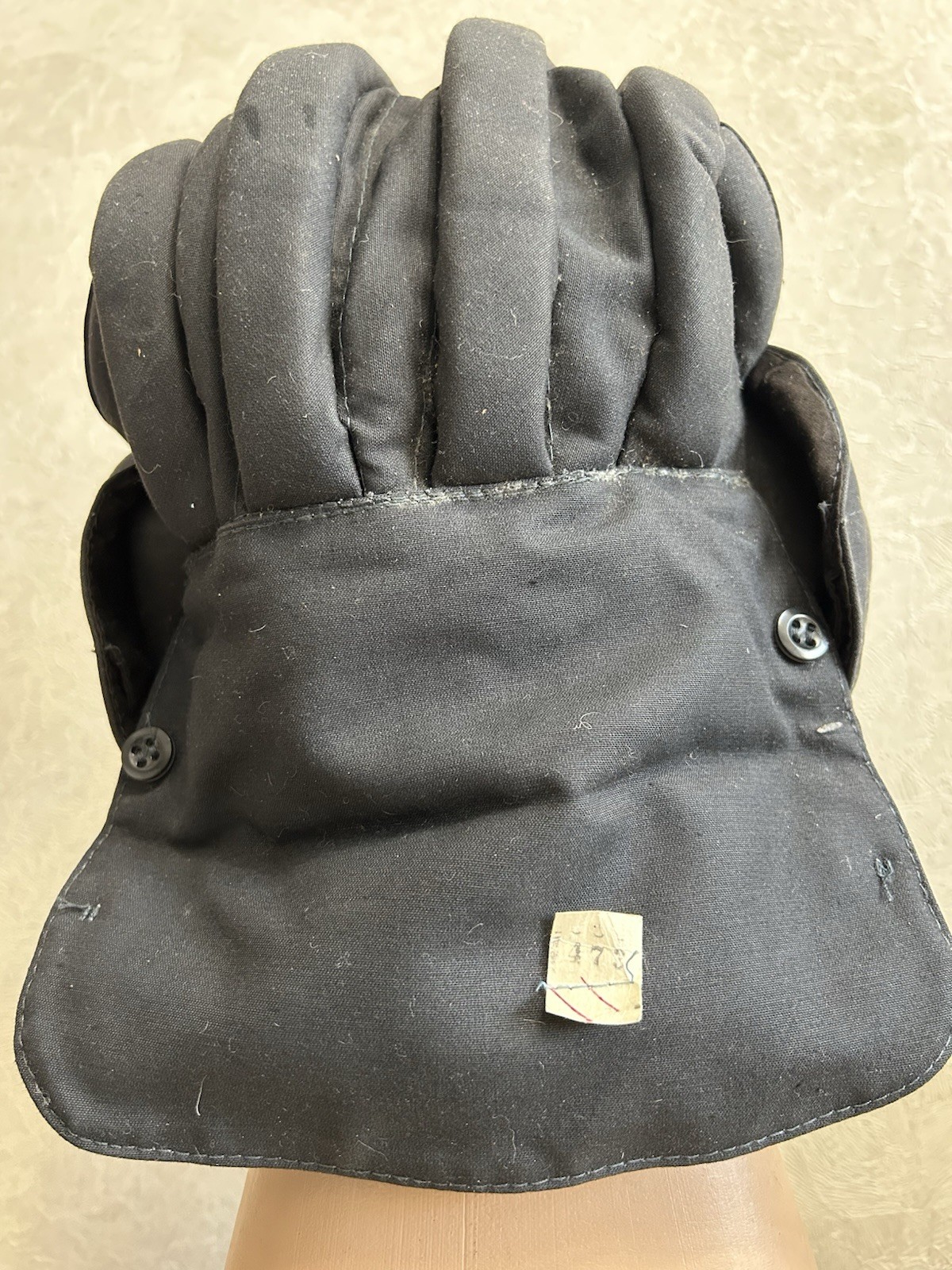 Helmet Tankman Original Vintage Soviet USSR Tankman Peaked cap Tankman.