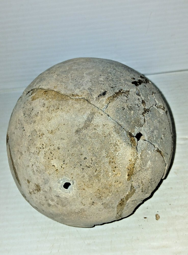 Pre-Columbian Native American Indian Mississippian Partial Pottery Jar Artifact