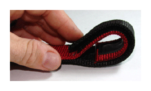 Halligan/Axe Tool Marrying Strap with security strap Yellow Reflective