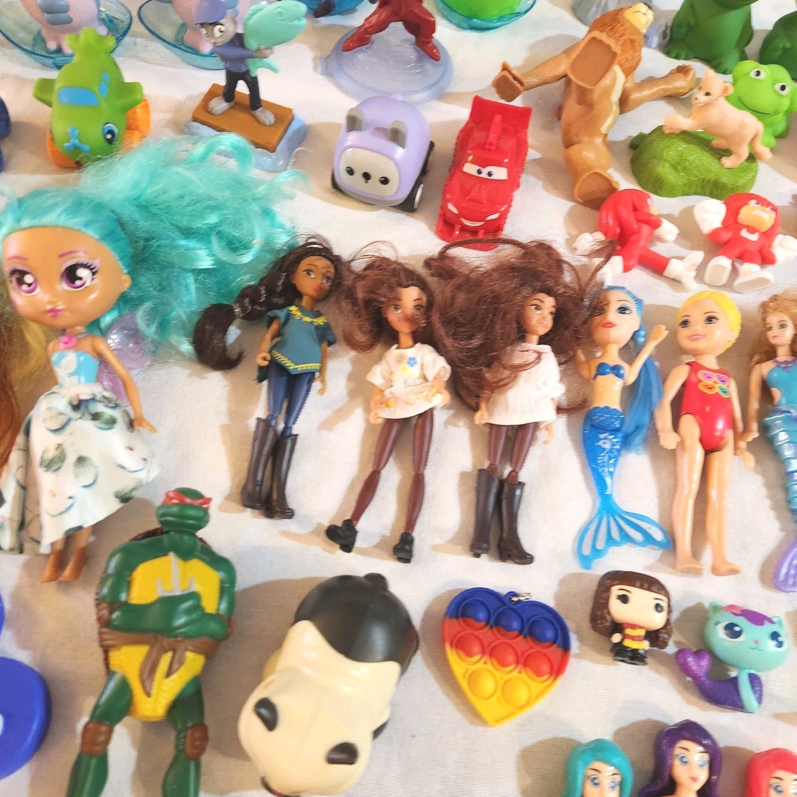 Huge Lot Of Mixed Varied Toys - TMNT, Cocomelon, Barbie, Disney, Funko, Etc...