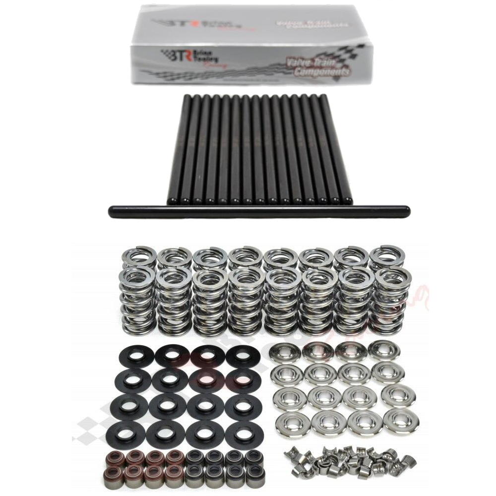 Brian Tooley Racing .660" Platinum Dual Valve Springs Kit & 7.400" Pushrods Set