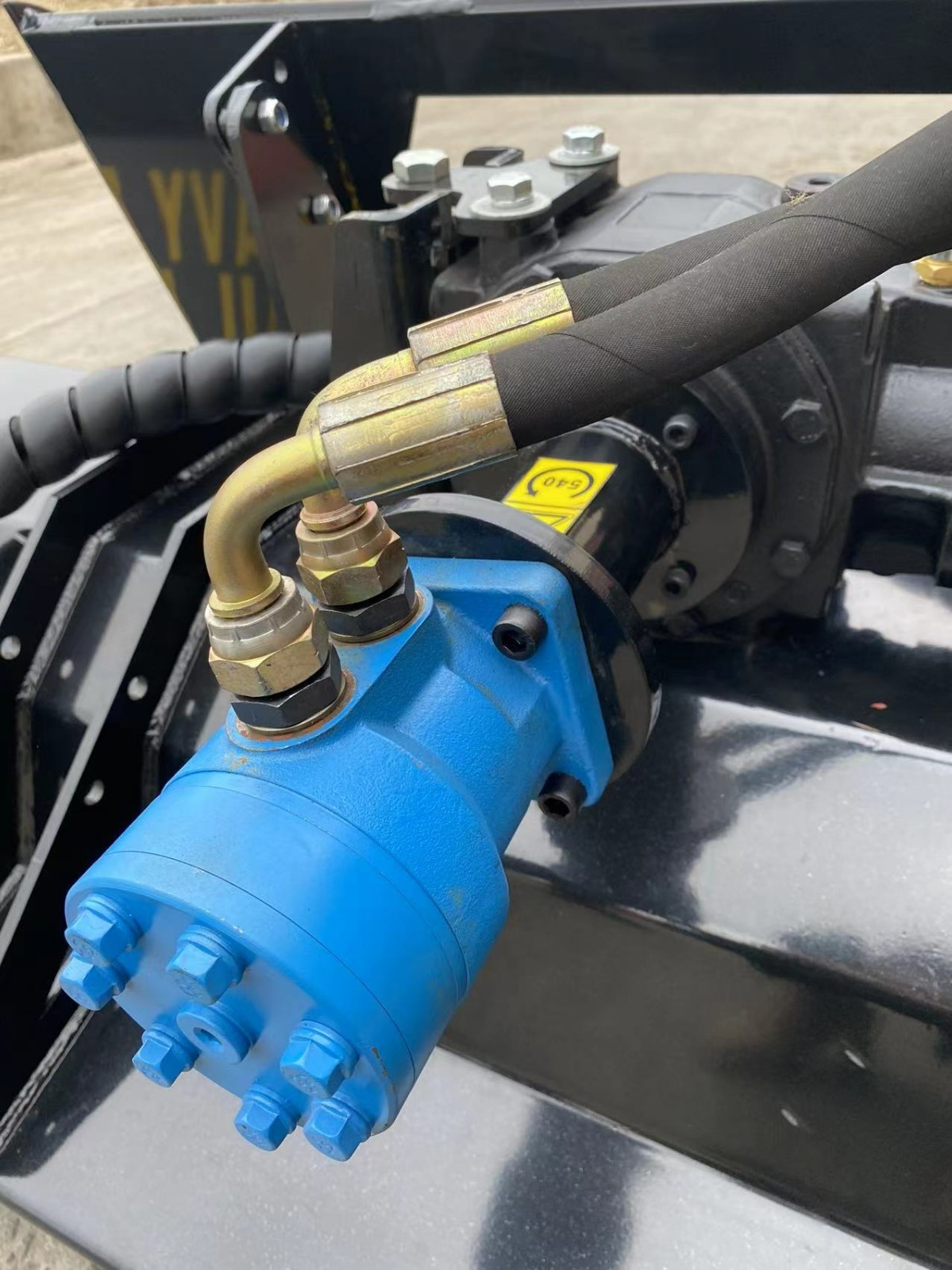 Agrotk Hydraulic Orbital Motor for SSEFGC175 Skid Steer Flail Mower Attachment