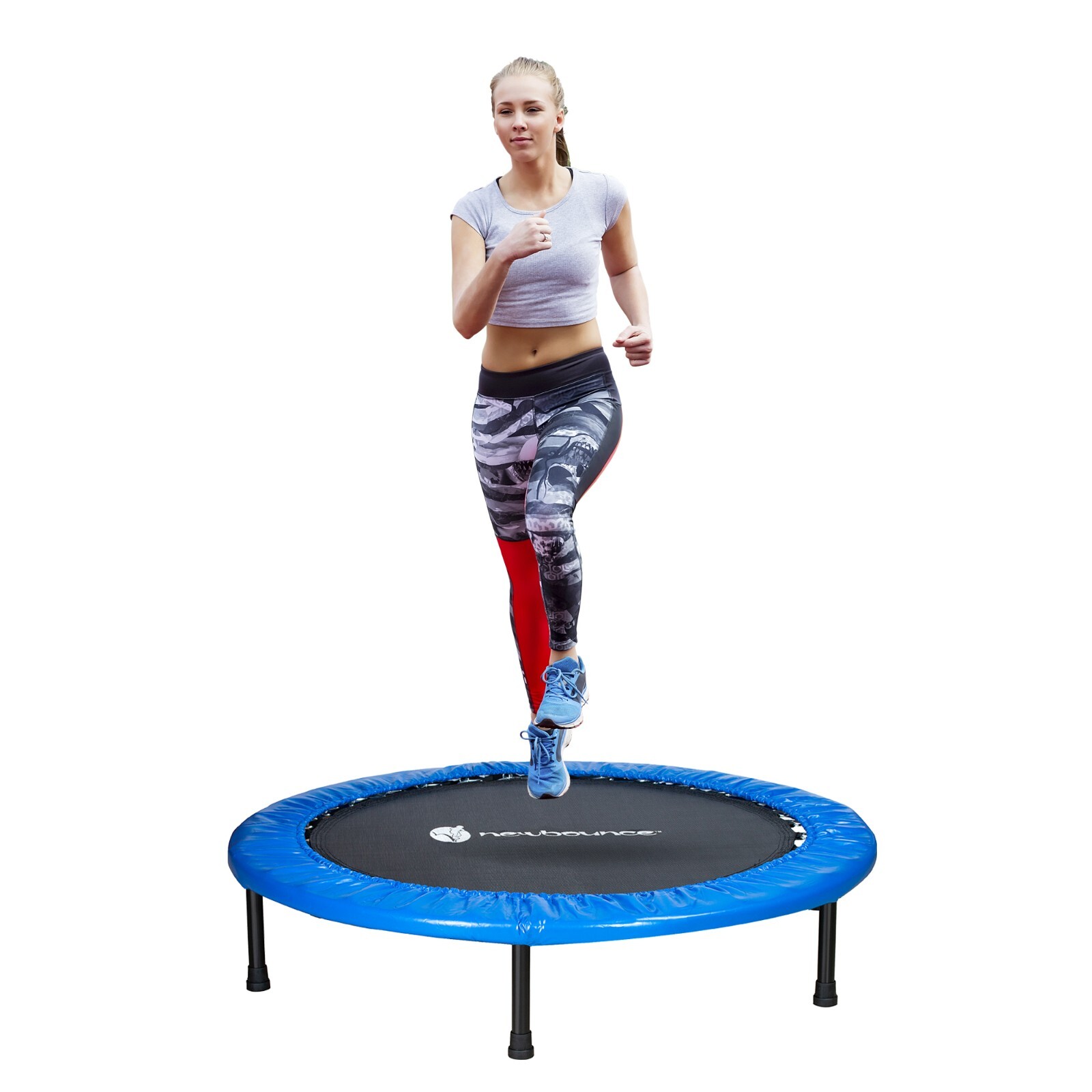 New-Bounce Mini Trampoline-40"Foldable Trampoline for Adult-Without Original Box