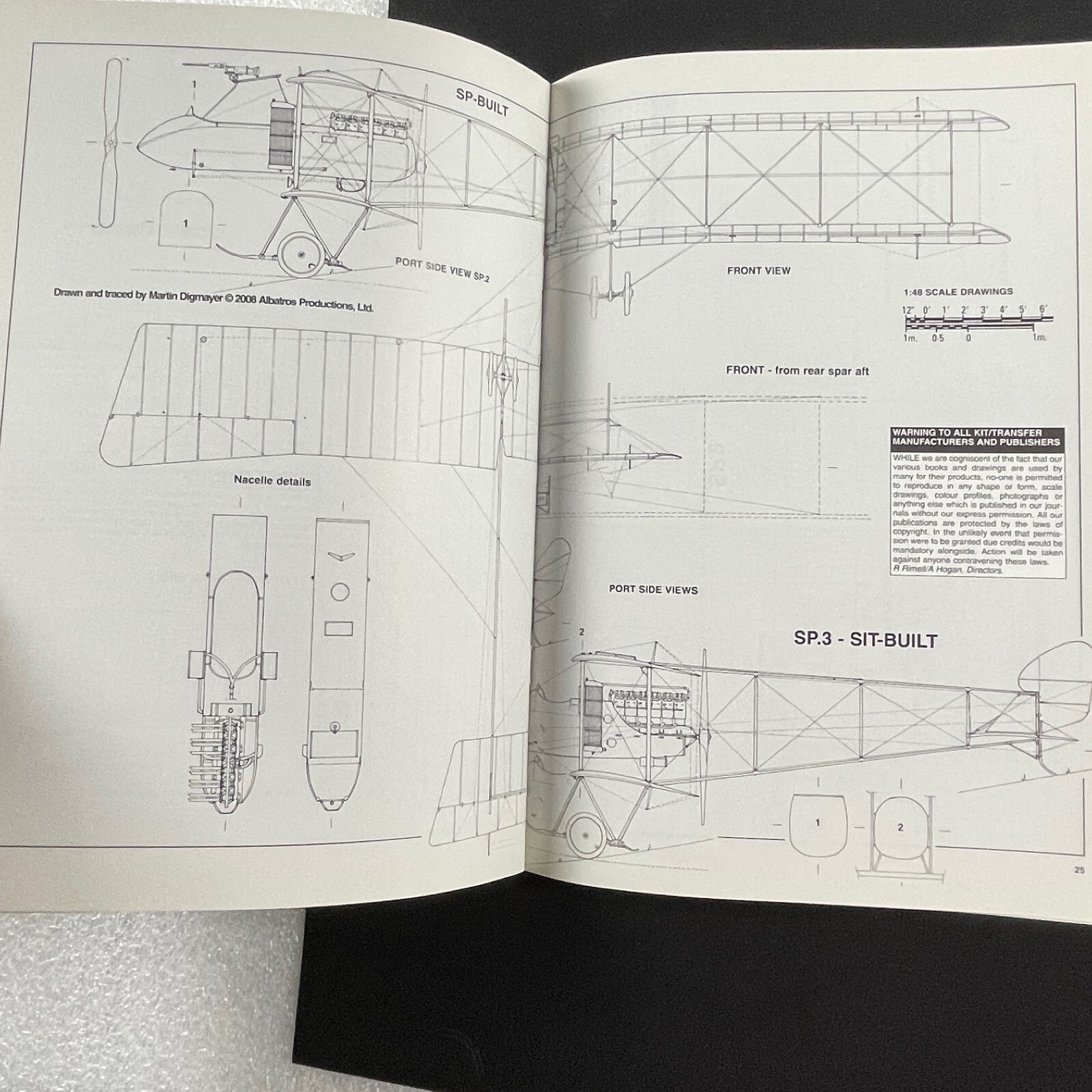 Windsock Datafile 128 SIA SP.2 & SP.3 by G. Alegi WWI aviation illust. 2008 UK