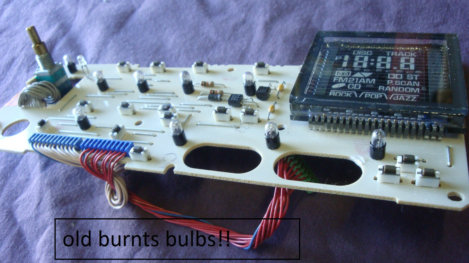 DELCO GM GMC CHEVY DISPLAY LIGHT BULBS FOR CD, CASS RADIO 10 EACH