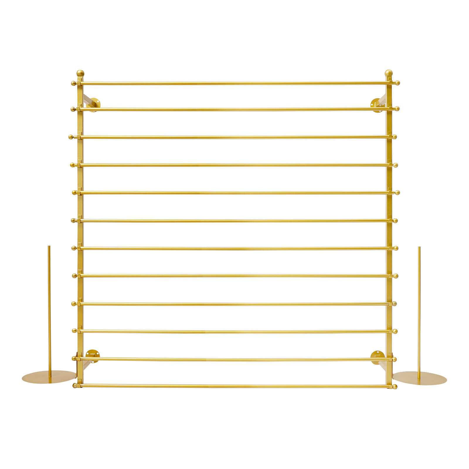 Wall-Mounted Display Rack, Wrapping Paper Ribbon Holder, Organizer 120*20*120cm