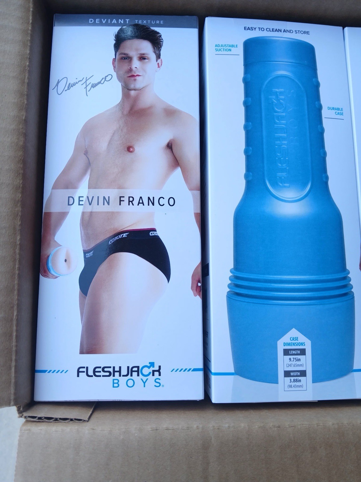 FLESHLIGHT Fleshjack Boys Devin Franco Realistic Masturbator NEW