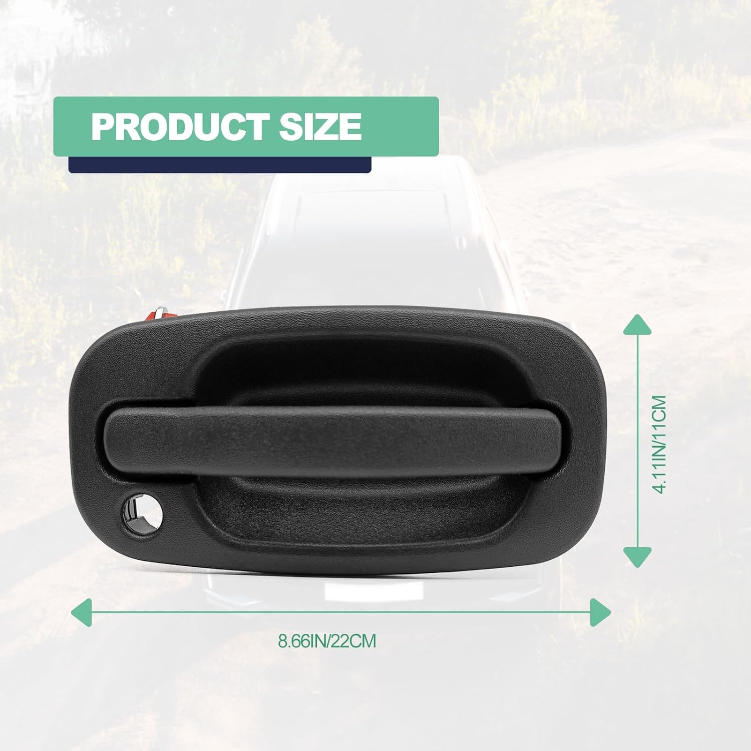 Exterior Door Handle Front Left & Right for 1999-2007 Chevy Silverado GMC Sierra